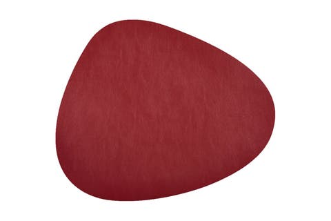 Davanti by  Mattola Placemats Set of 6, Stone, 18.5 x 15.3 Inch Indoor Outdoor Table Placemats