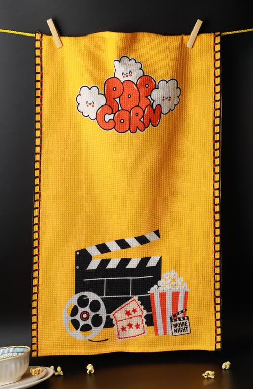 Tiramisu Set Of 3 The Movie Night Artisan Kitchen Tea Towel Set In Yellow