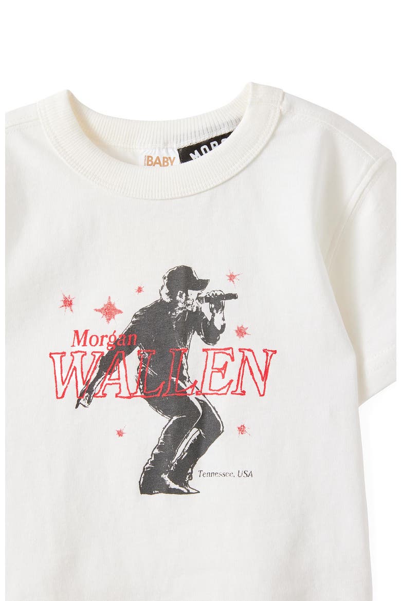 Baby Short Sleeve License Tee, Alternate, color, Vanilla Morgan Wallen
