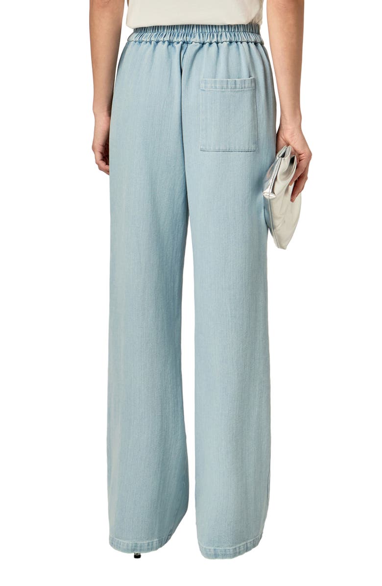 English Factory Pull-On Wide Leg Trouser Jeans, Alternate, color, Denim