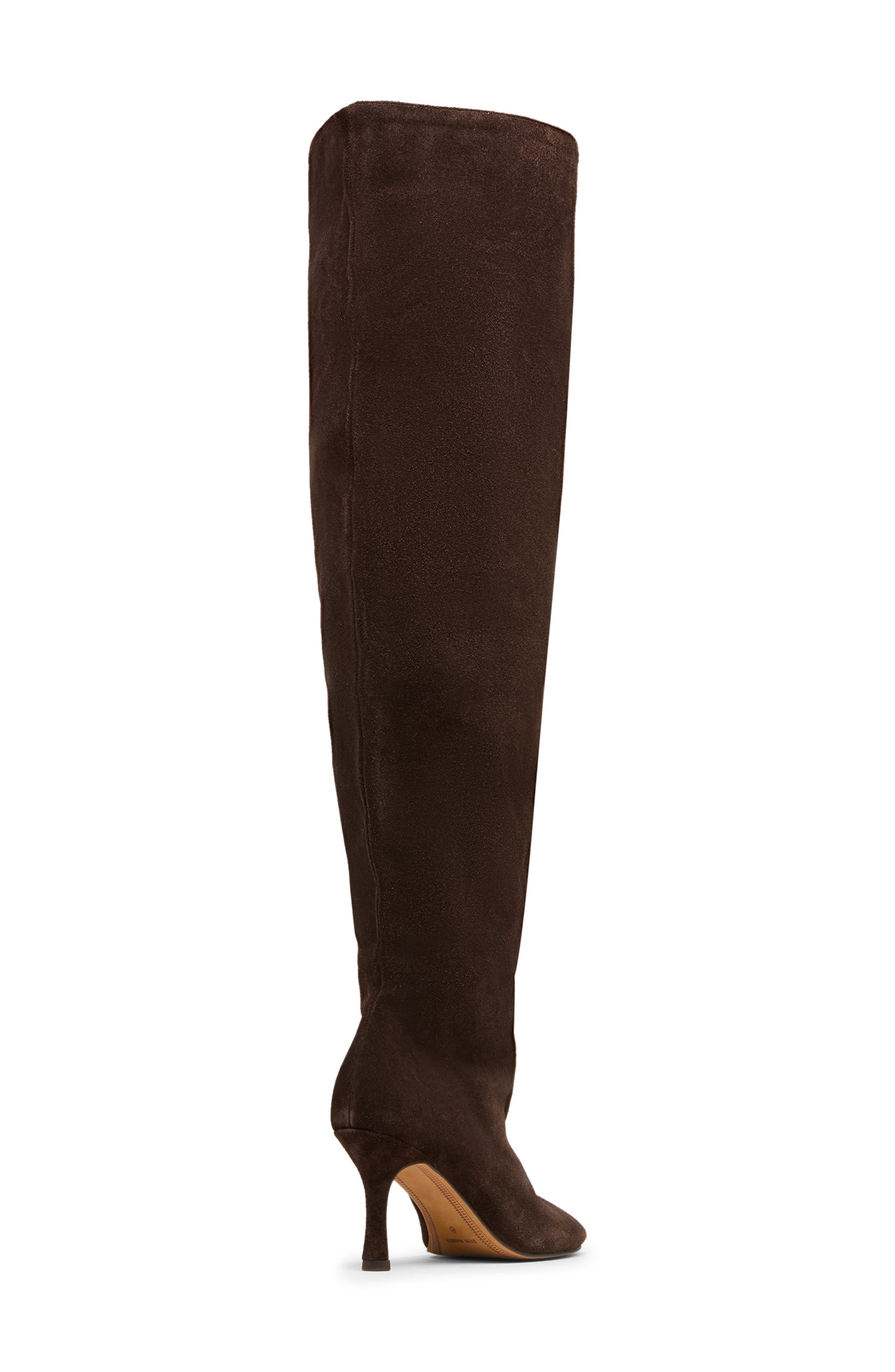 Steve Madden Allison Over the Knee Boot, Alternate, color, Brown Suede