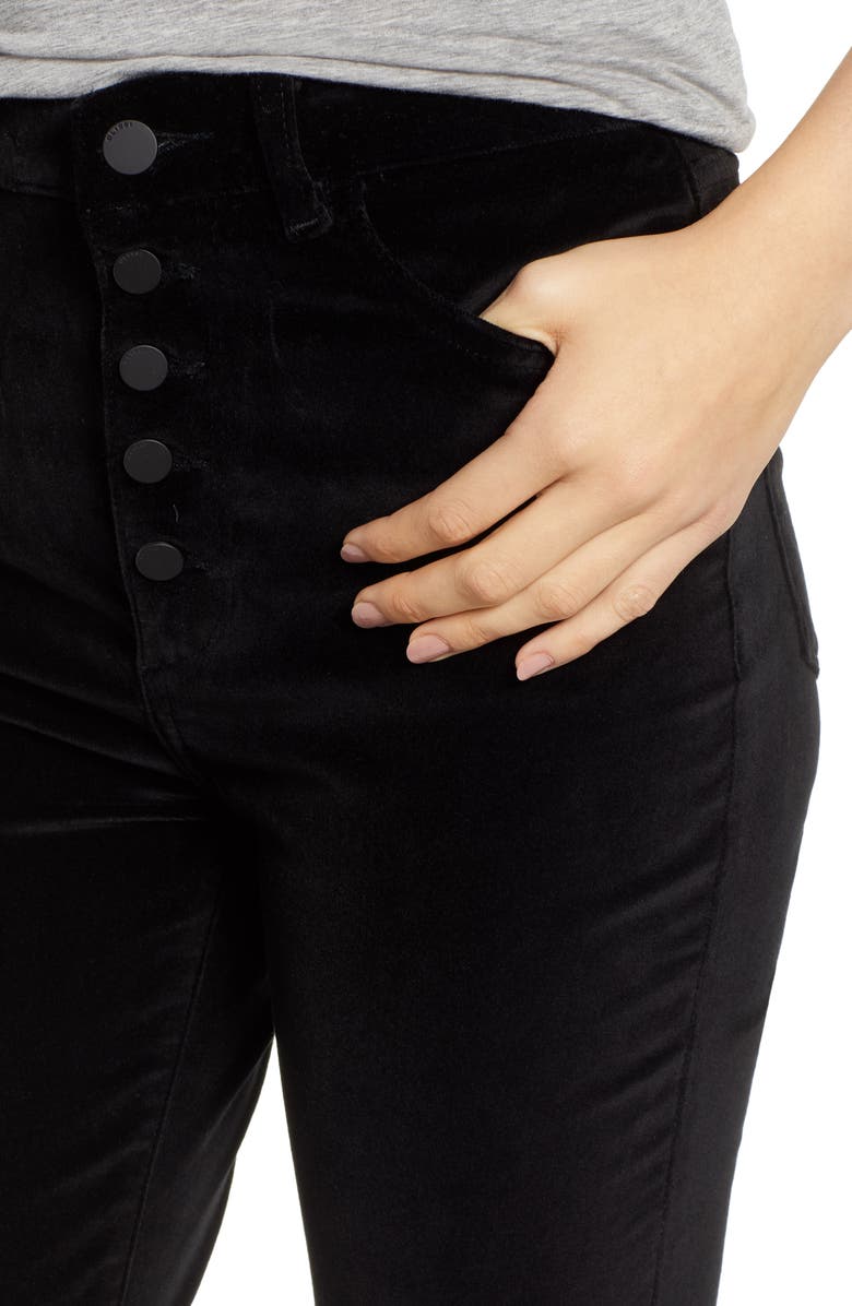 DL1961 Chrissy Ultra High Waist Velveteen Ankle Skinny Jeans, Alternate, color, 