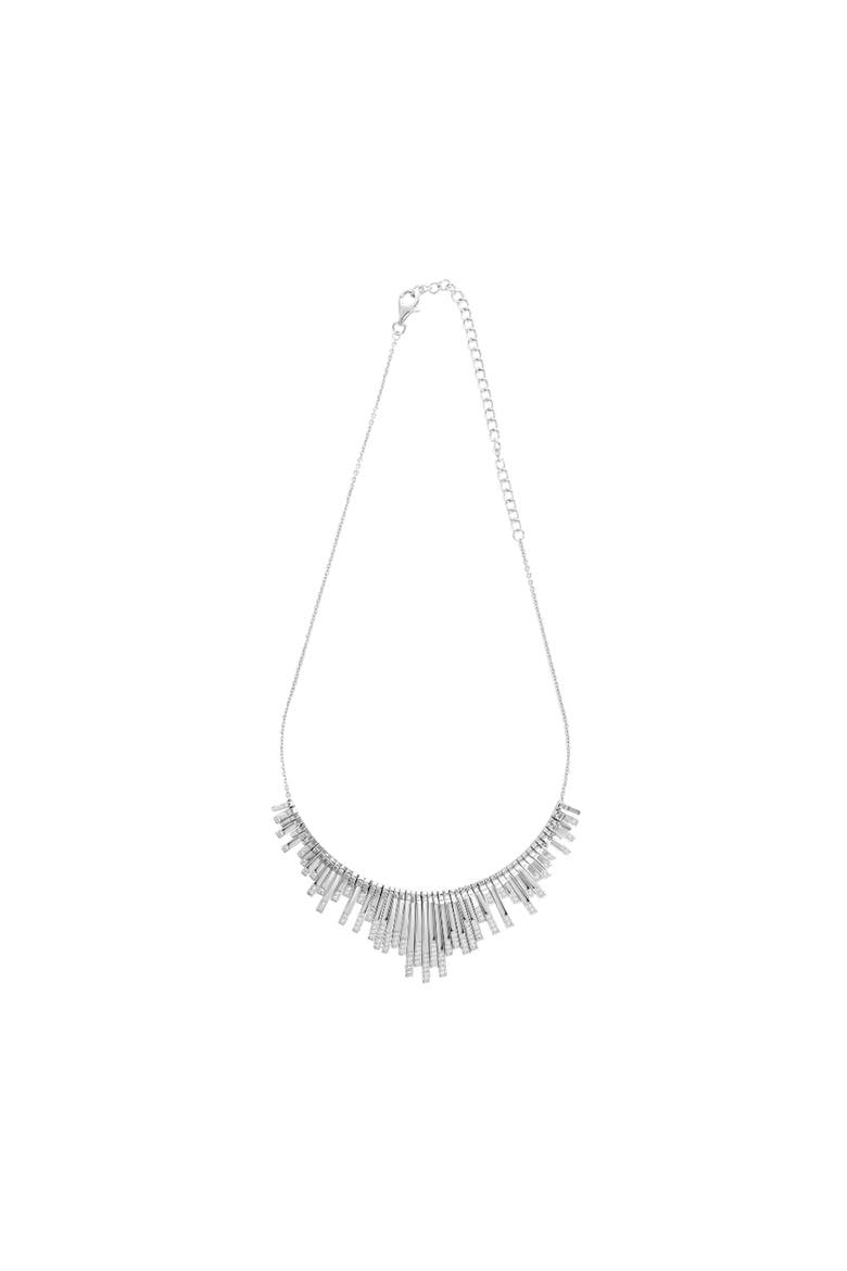 Multi Key Necklace, Main, color, Sterling Silver