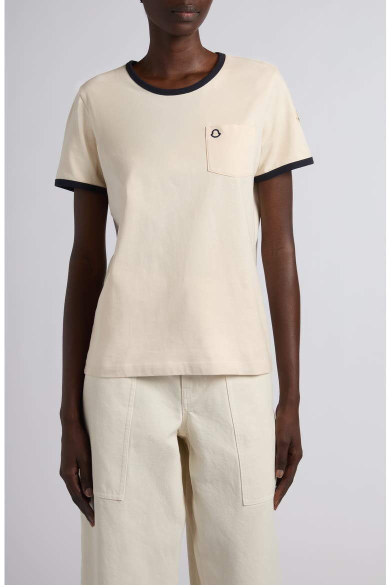 Ringer T-Shirt, Main, color, WHITE