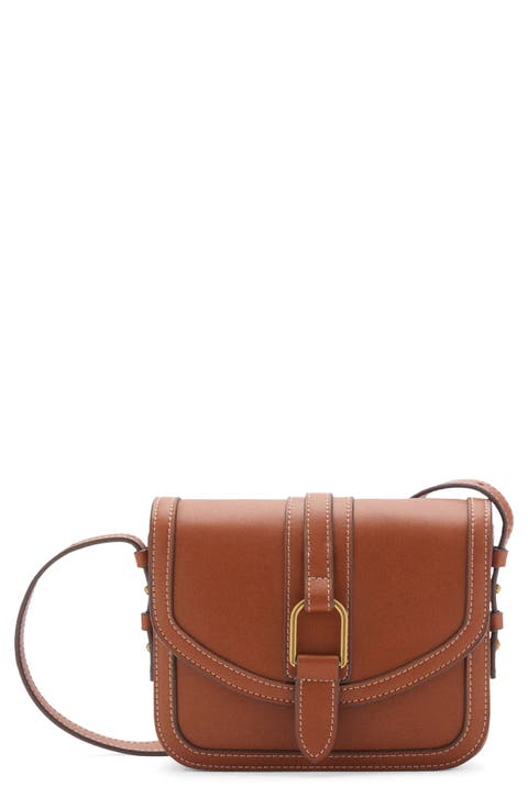 Faux Leather Shoulder Bag