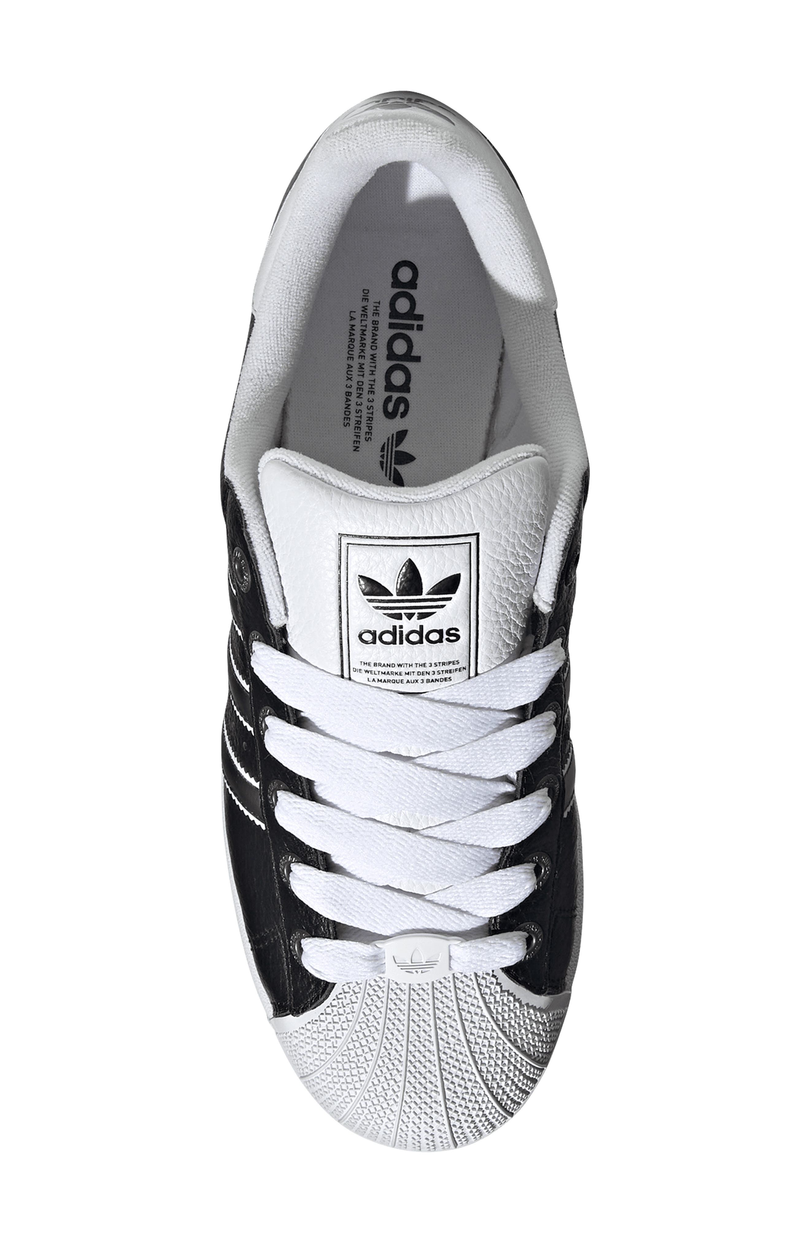 adidas Gender Inclusive Superstar II Sneaker, Alternate, color, Black/ Matte Silver/ White