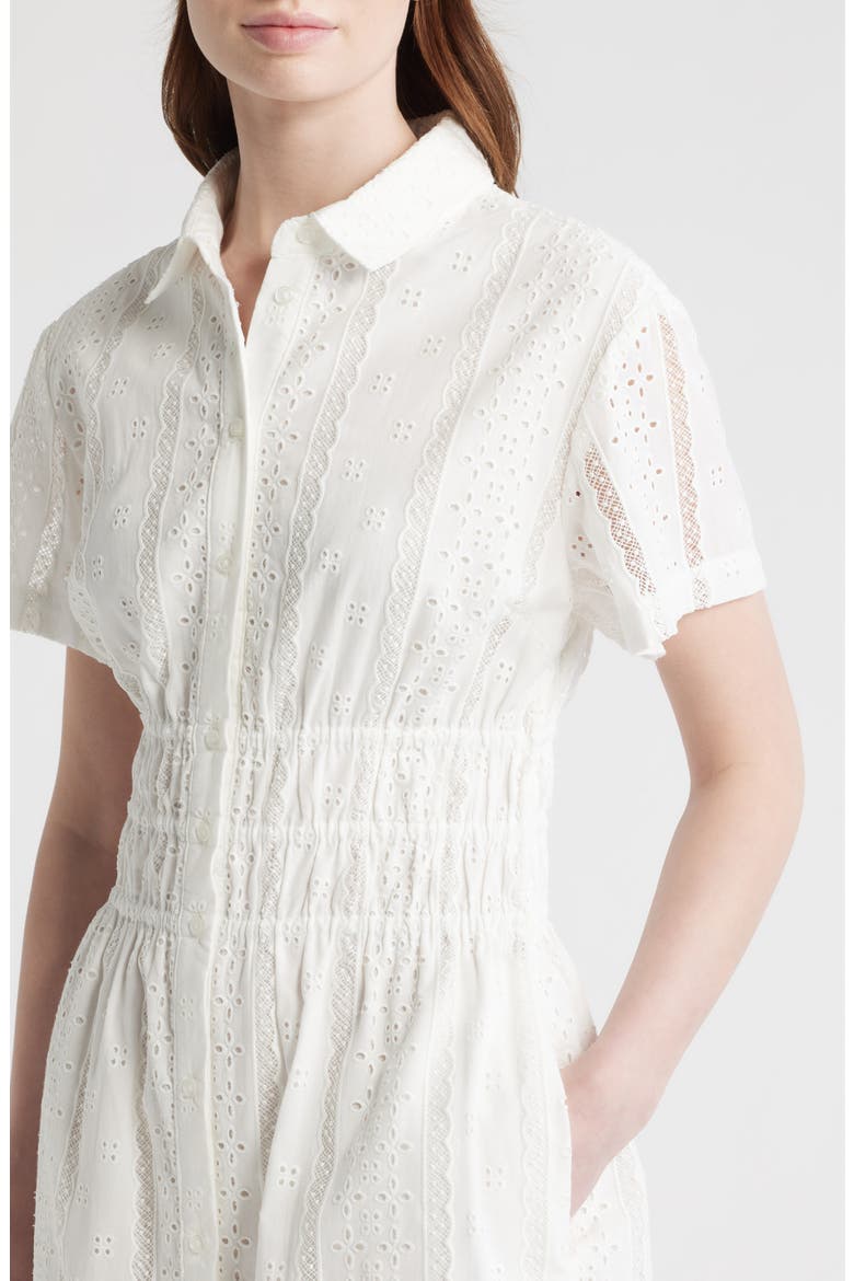 white lace nap dress The Scarlett Midi Nap Dress | White Patchwork Organza / XXXXL