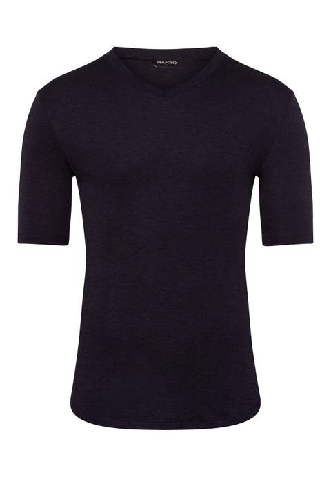 Silk Cashmere Short Sleeve Shirt