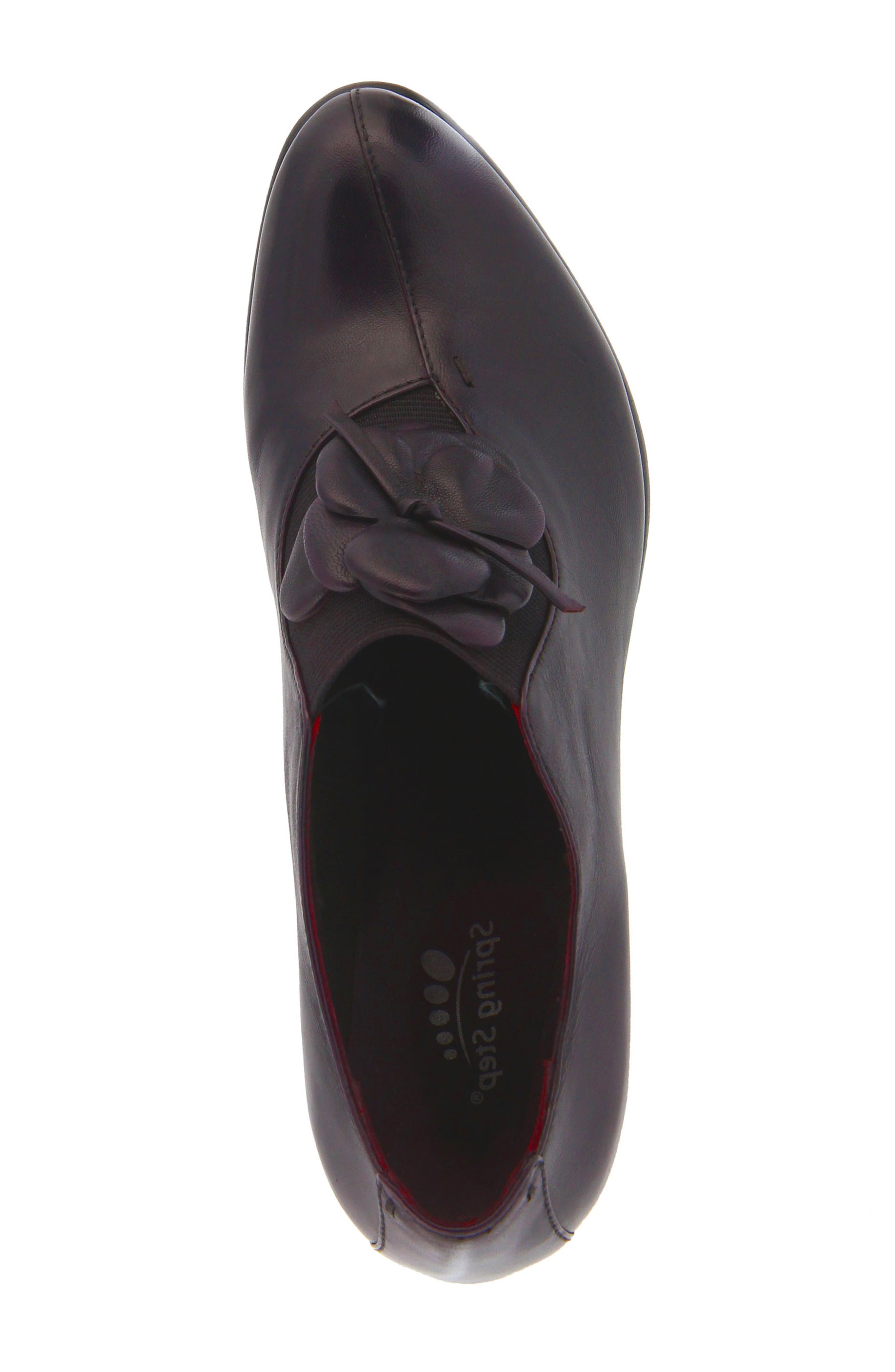 Evelina Pump, Alternate, color, PLUM LEATHER