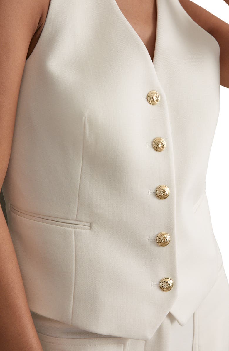 Reiss Lily Vest, Alternate, color, White