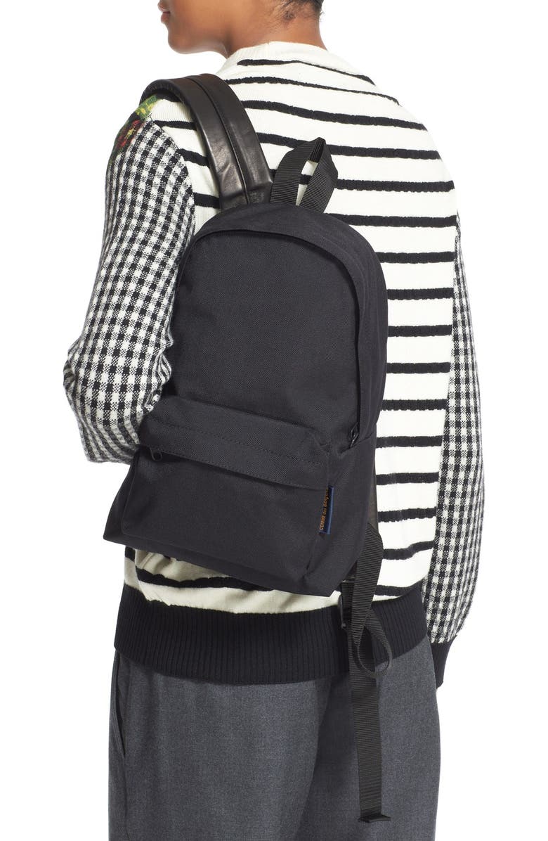 Comme des Garçons Nylon & Leather Backpack, Alternate, color,