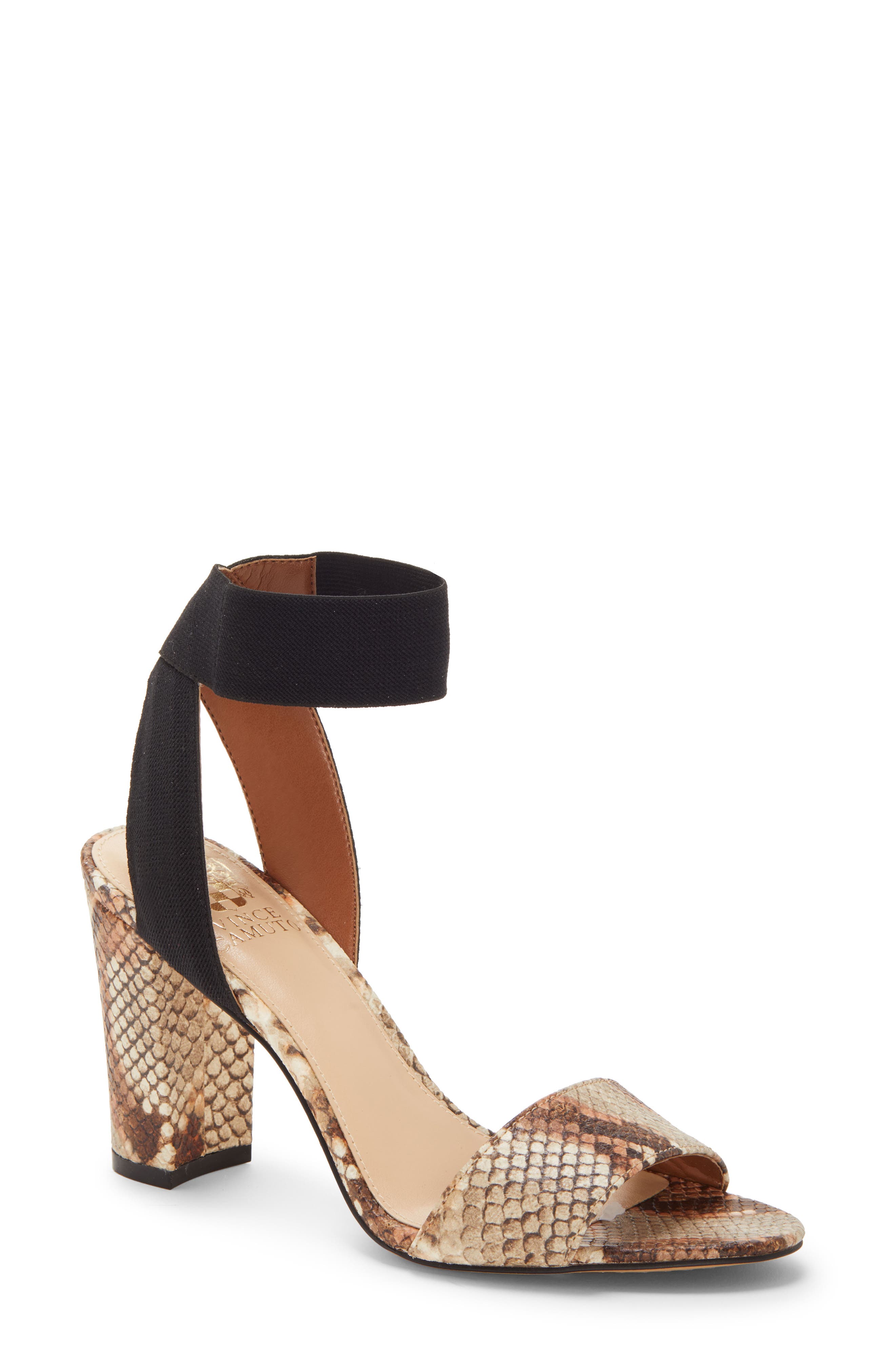 Citriana Sandal, Main, color, SIENNA SNAKE EMBOSSED LEATHER