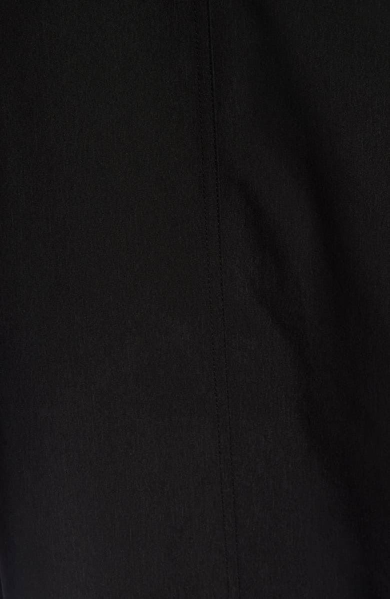 Gallery Water Resistant Hooded Rain Jacket, Alternate, color, Black