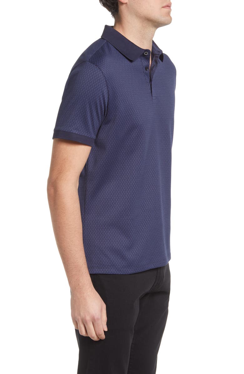 Robert Barakett Men's Goodin Cotton Blend Polo, Alternate, color, Blue Night