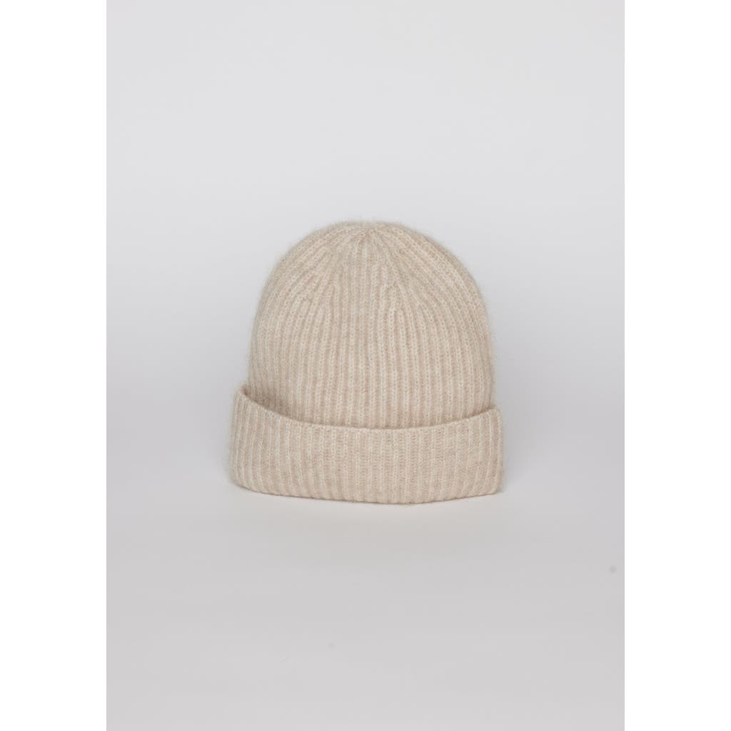 Hat Attack Cashmere Rib Beanie In Neutral