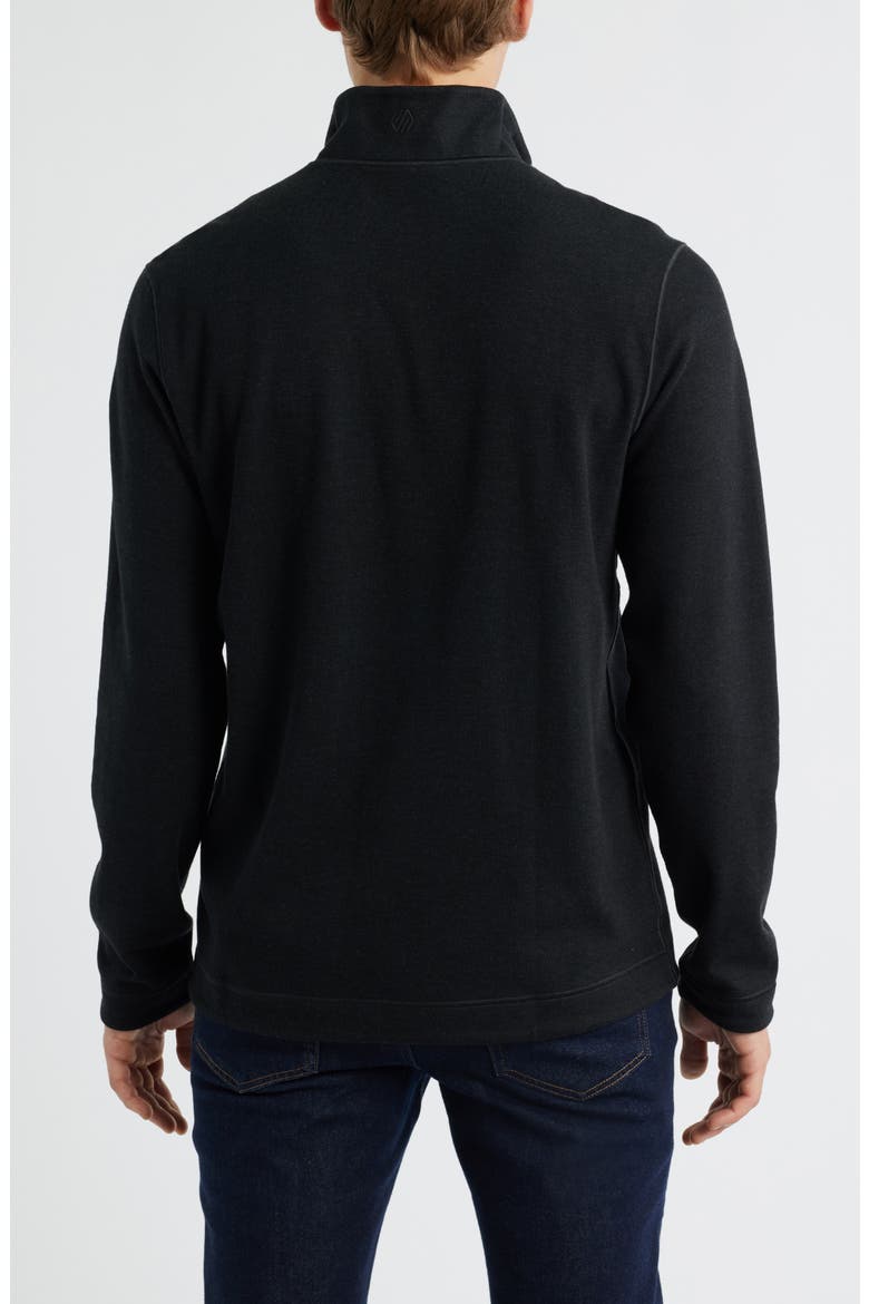 Icon Reversible Quarter Zip, Alternate, color, CHARCOAL/ BROWN