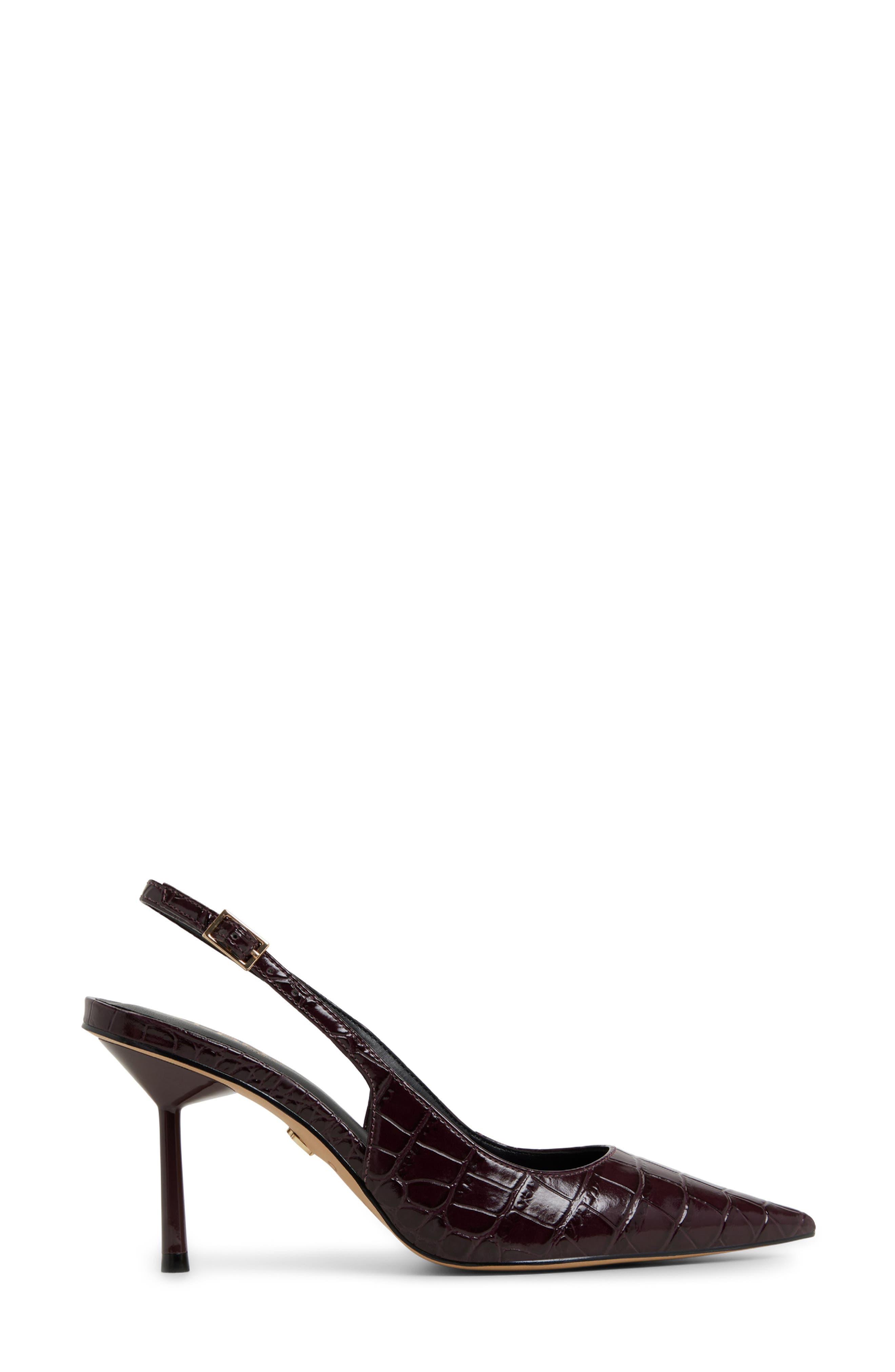 Seralina Pointed Toe Slingback Pump, Alternate, color, BORDO