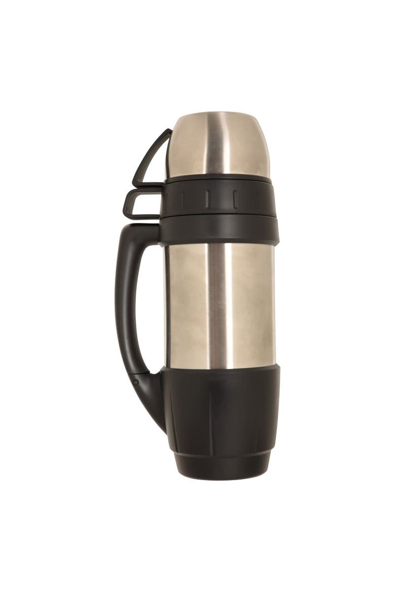 Double-Walled Flask & Cup Set, Alternate, color, Silver