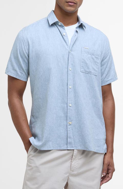 Nelson Linen & Cotton Button-Up Shirt