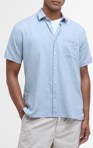 Barbour Nelson Linen & Cotton Button-Up Shirt
