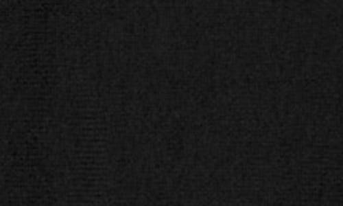 Milly Ida Crystal Bow Cold Shoulder Long Sleeve Sweater In Black