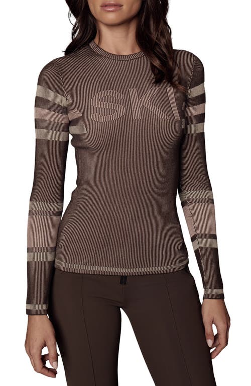 Alp N Rock Nova Ski Sweater In Brown