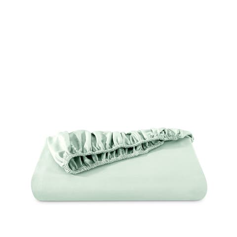 400 Thread Count Organic Cotton Sateen Fitted Sheet