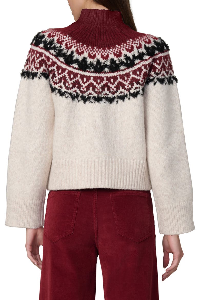 Celeste Fair Isle Sweater, Alternate, color, SYRAH MULTI FAIR I
