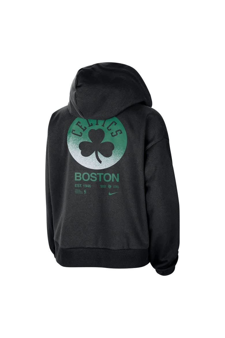 Women's Nike Black Boston Celtics Courtside Standard Issue Performance Pullover Hoodie, Alternate, color, Black