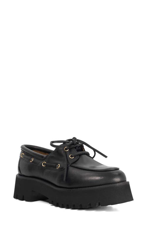 Dune London Griffyn Platform Loafer In Black