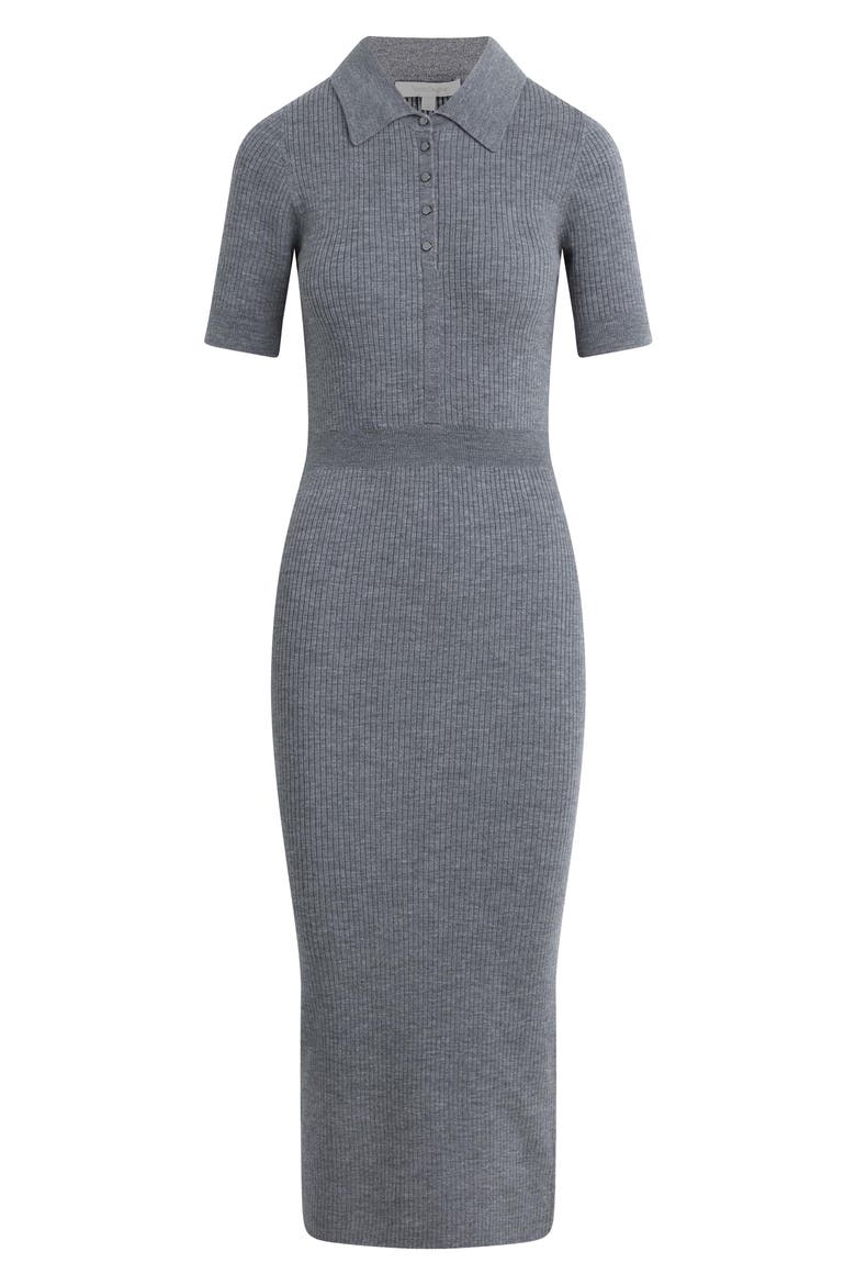The Hard to Get Midi Dress, Alternate, color, HEATHER GREY