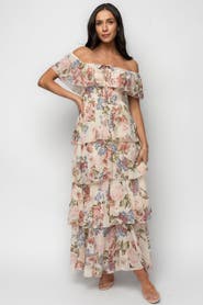 Baltic Børn Carina Off Shoulder Maxi Dress