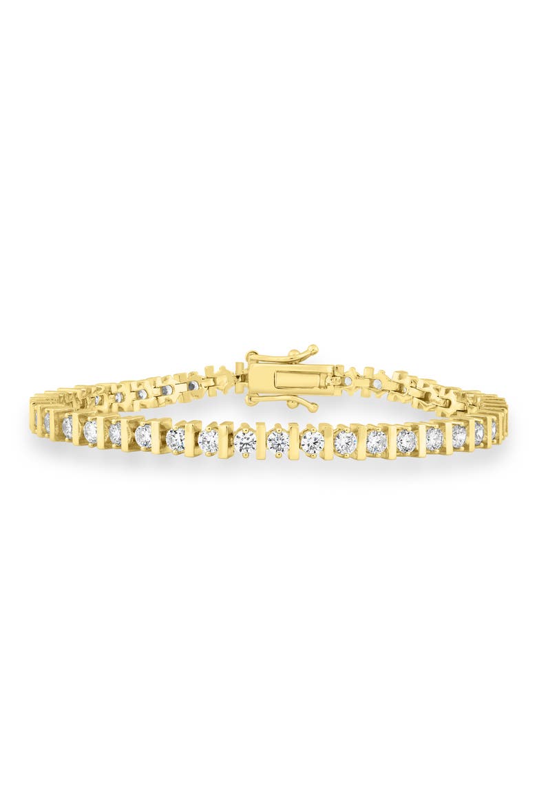 Cubic Zirconia Tennis Bracelet, Main, color, GOLD