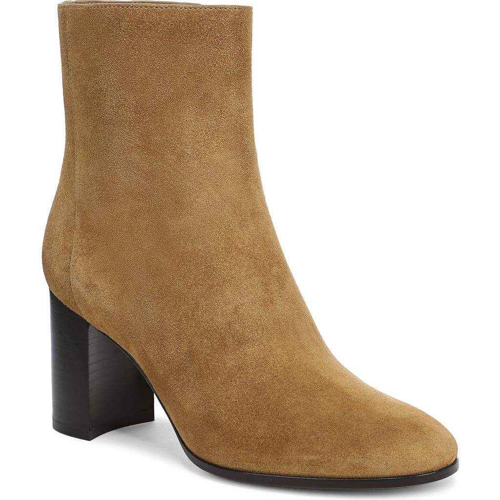 Vince Luca Suede Ankle Boots In Nude