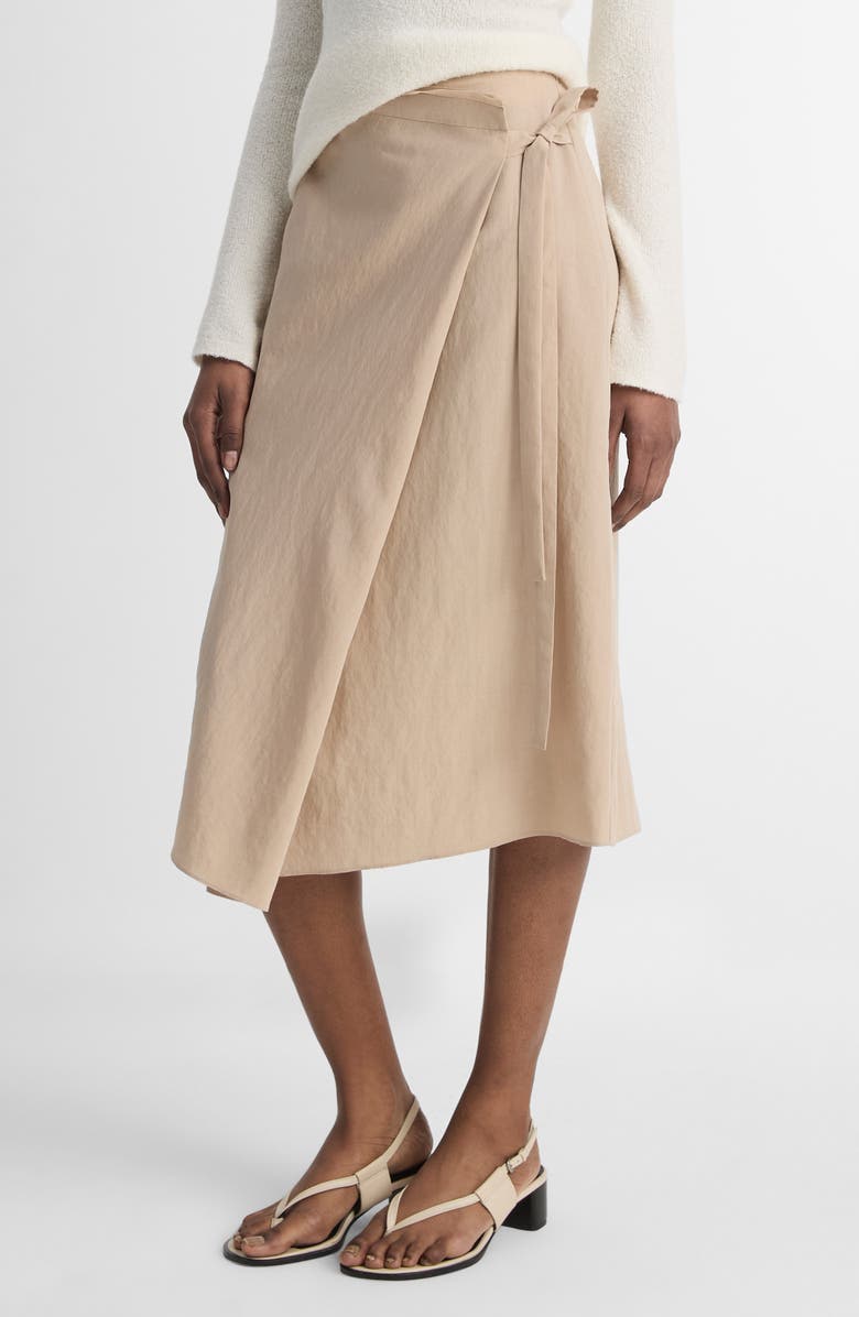 Vince Asymmetric Wrap Skirt, Alternate, color, 