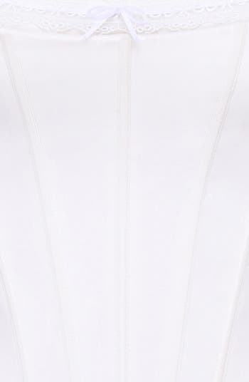 Adina Lace Trim Stretch Cotton Corset Top