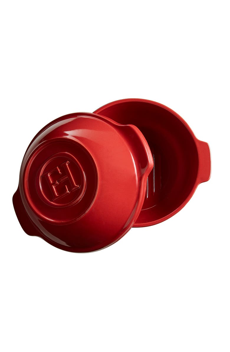 Emile Henry Bread & Potato Pot, Alternate, color, Burgundy