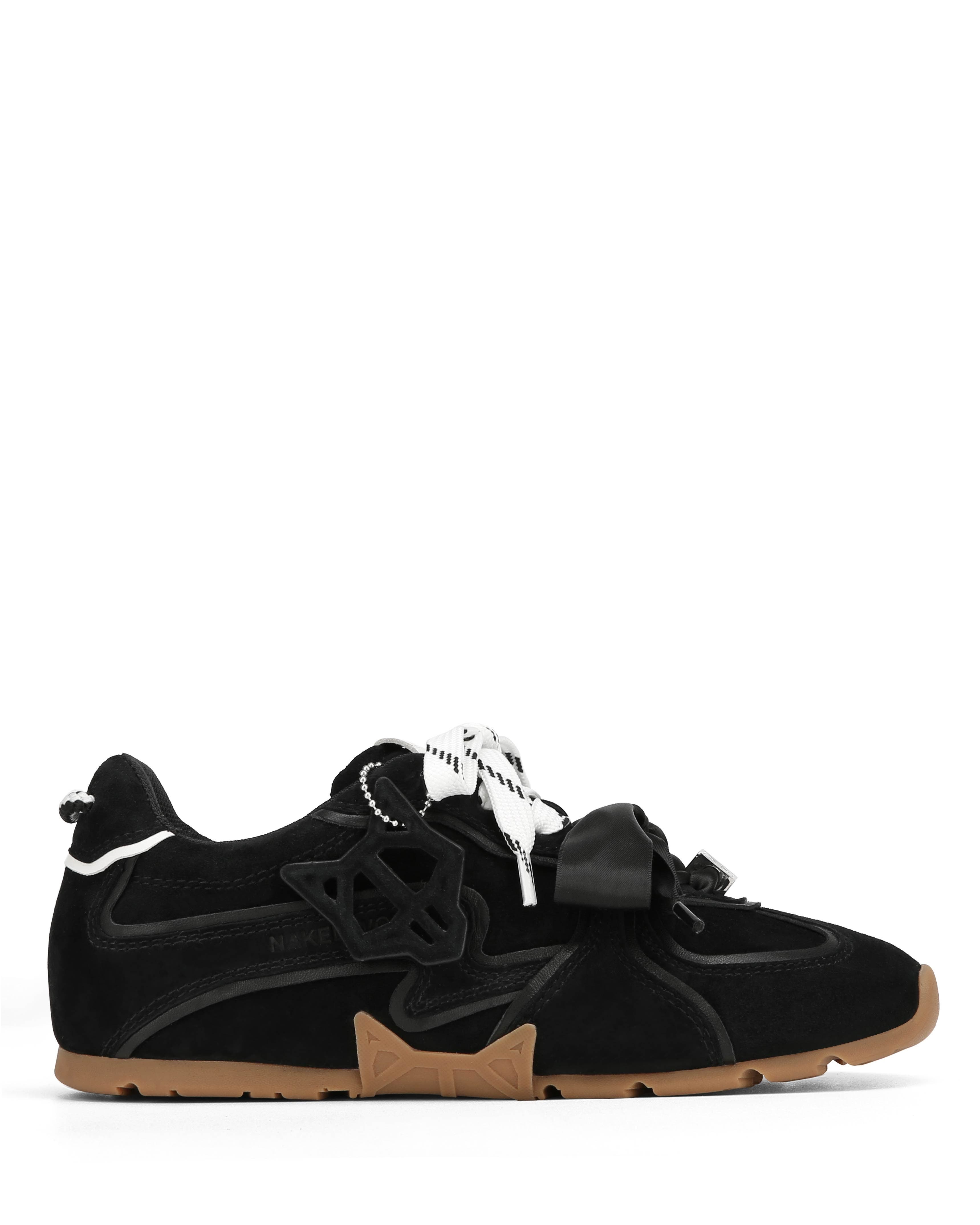 Naked Wolfe Adored Suede Sneaker, Alternate, color, Black
