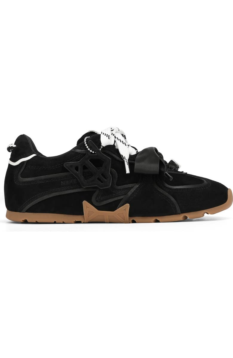 Naked Wolfe Adored Suede Sneaker, Alternate, color, Black