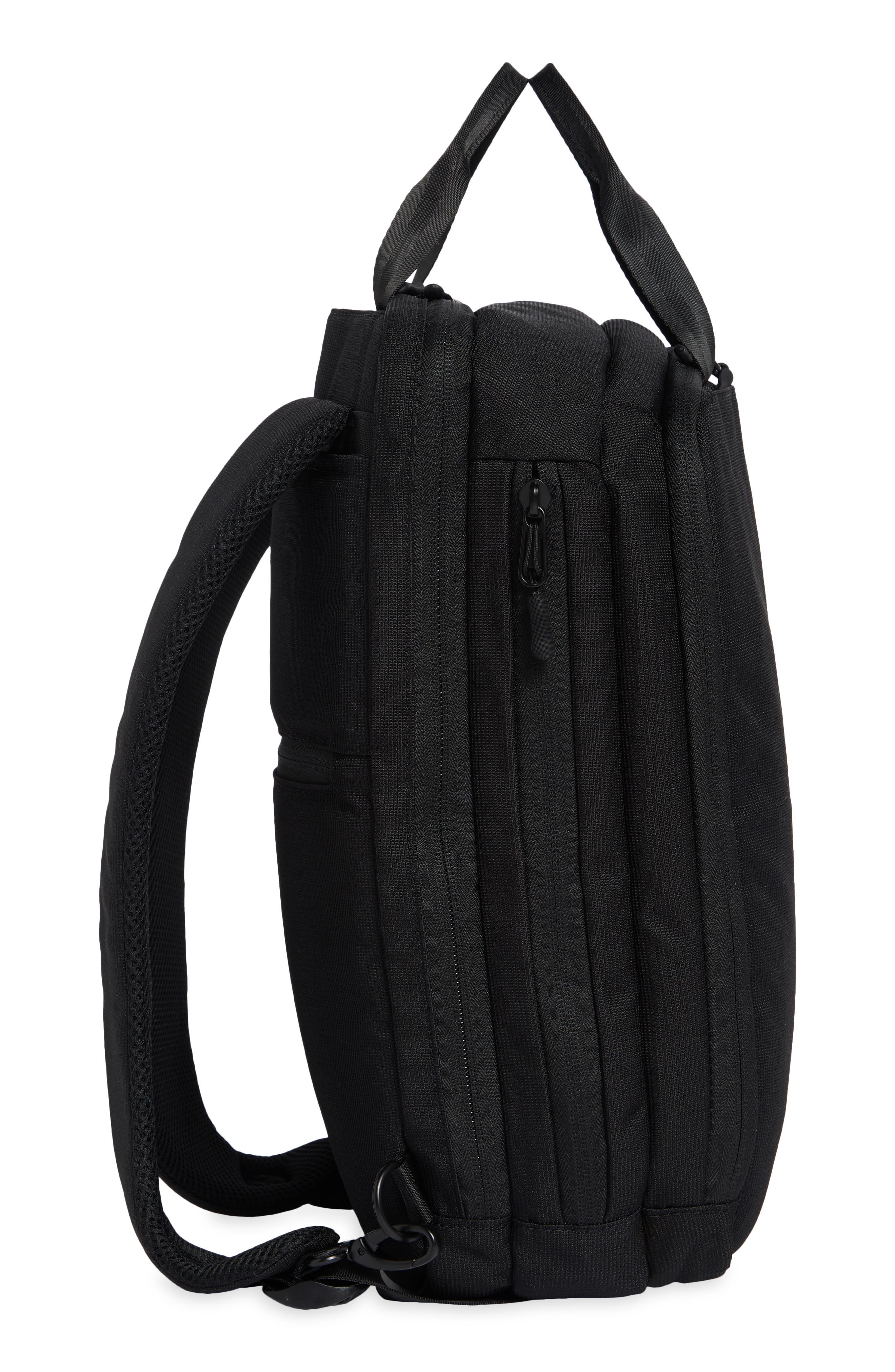 Convertible Backpack, Alternate, color, BLACK