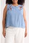 selected Washed Denim Embroidery
