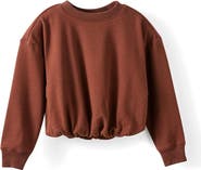 Cotton On Kids Kid's Sienna Bubble Hem Oversize Crew