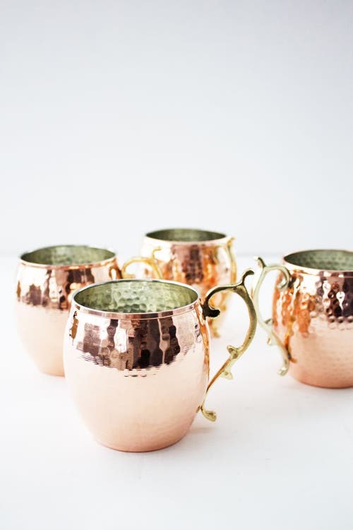 COPPERMILL KITCHEN COPPERMILL KITCHEN VINTAGE INSPIRED COPPER MOSCOW MULE MUGS 