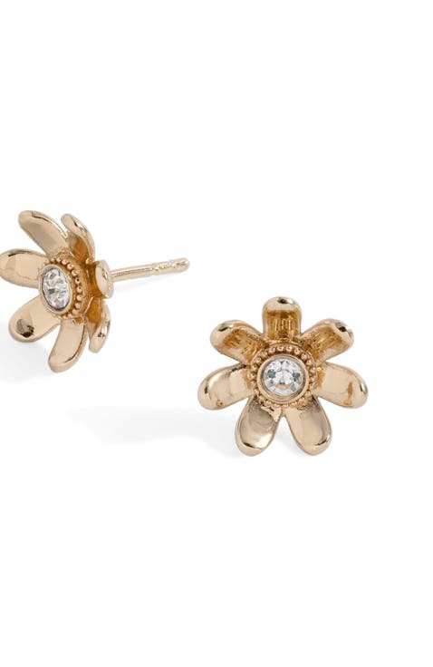 Puffy Flower Stud Earrings