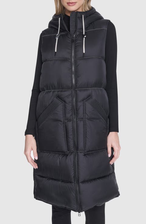 Kerr Hooded Longline Puffer Vest
