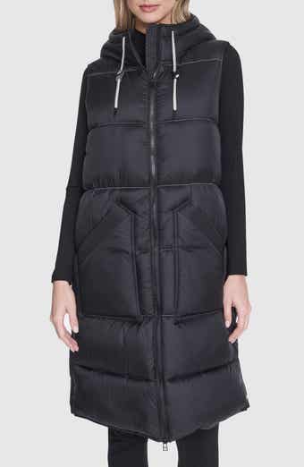 Andrew Marc Kerr Hooded Longline Puffer Vest