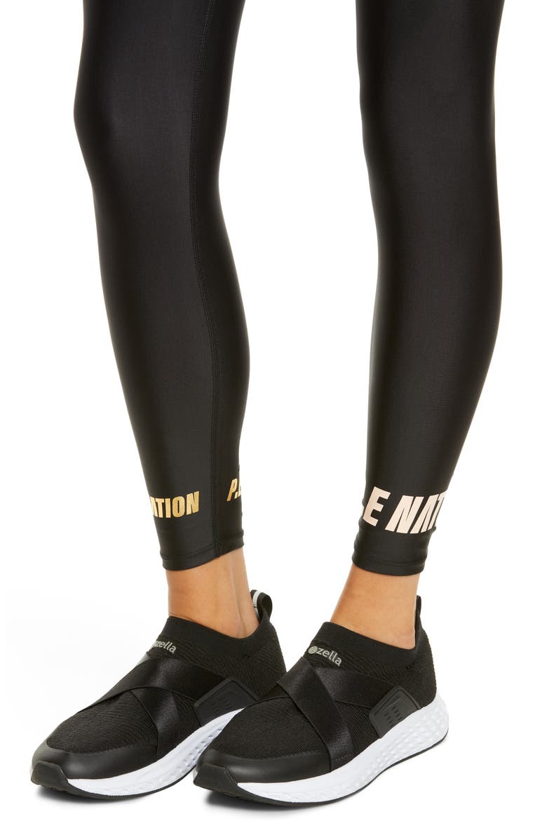 Double Under Leggings, Alternate, color, BLACK