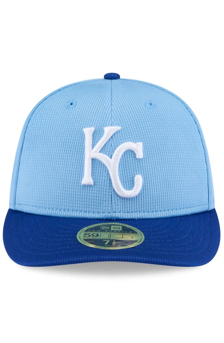 New Era Men's New Era  Light Blue/Royal Kansas City Royals 2025 Spring Training Low Profile 59FIFTY Fitted Hat, Alternate, color, 