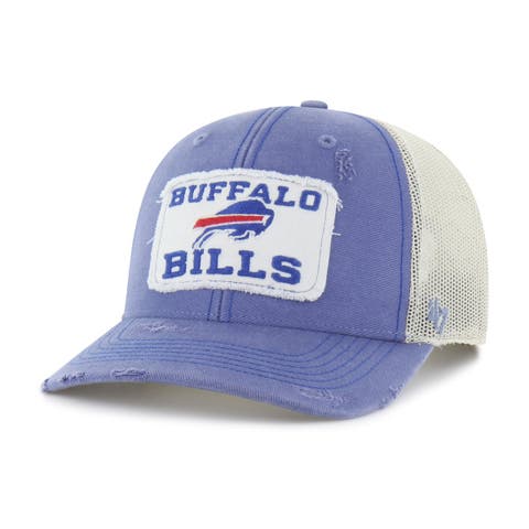 Men's '47 Blue Buffalo Bills Egremont Well-Worn Adjustable Trucker Hat