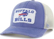 '47 Men's '47 Blue Buffalo Bills Egremont Well-Worn Adjustable Trucker Hat